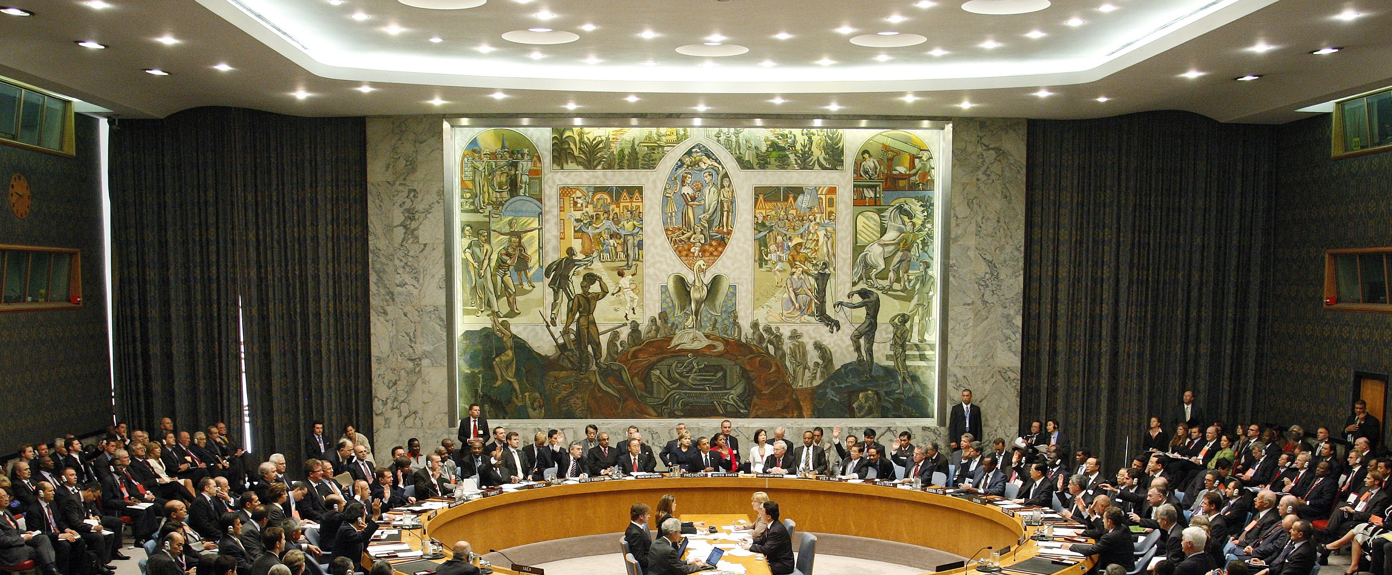 Sikkerhetsrådssalen 2009, UN-photo: Mark Garten