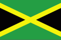 Flagget til Jamaica. Det jamaicanske flagget