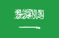 Det saudiarabiske flagget.