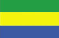 Flagget til Gabon