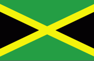 Flagget til Jamaica. Det jamaicanske flagget