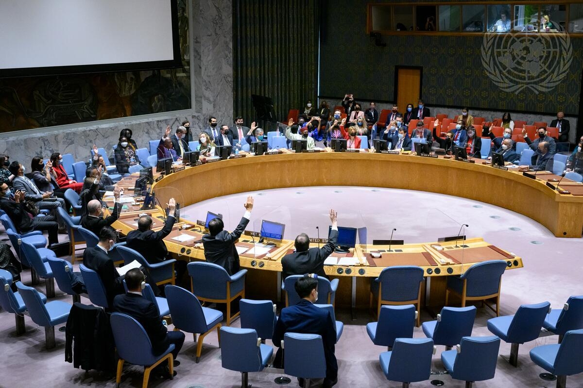 Sikkerhetsrådet vedtok en resolusjon om beskyttelse av utdanning i konflikt. Norge spilte en viktig rolle i å få til denne resolusjonen. UN Photo/Loey Felipe