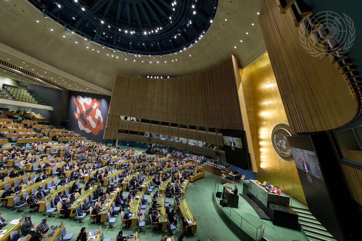 Kommende tirsdag er FNs generalforsamling ventet å ta stilling til et forslag om at et hvert veto som blir nedlagt i Sikkerhetsrådet, skal tas opp til debatt i FNs generalforsamling innen ti dager. Foto: UN Photo/ Manuel Elias.