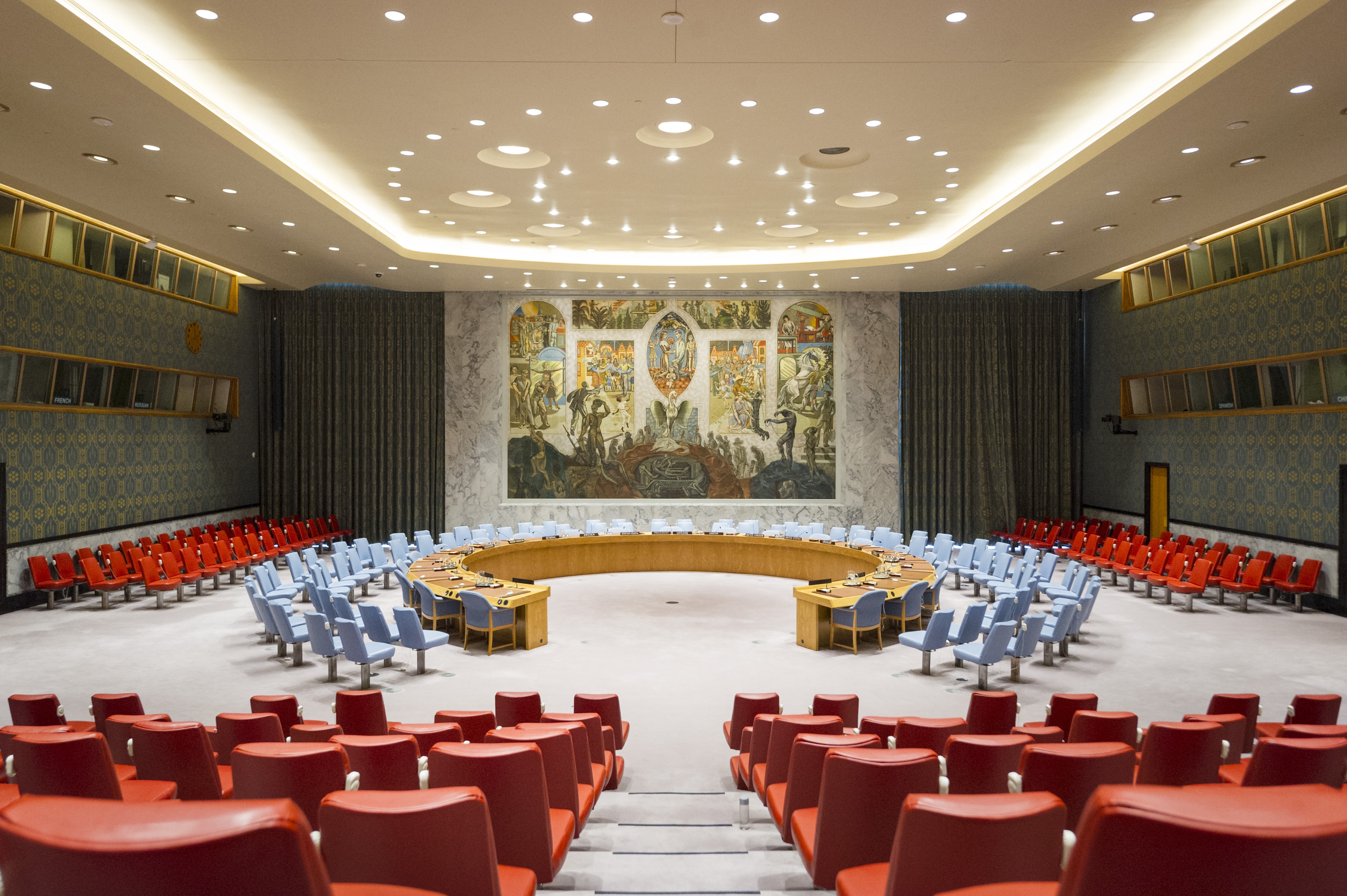 Sikkerhetsrådet, eller "Verdens mektigste rom". Foto: UN Photo/Rick Bajornas