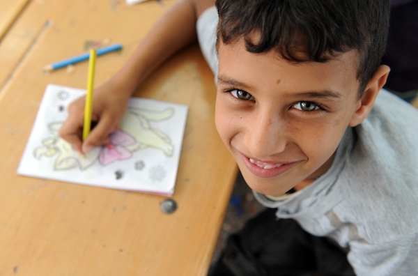 Den internasjonale dagen for utdanning markeres mandag denne uken. Foto: UNRWA/Tamer Hamam