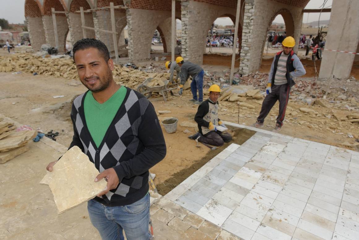 unge arbeidstakere i Tunisia
