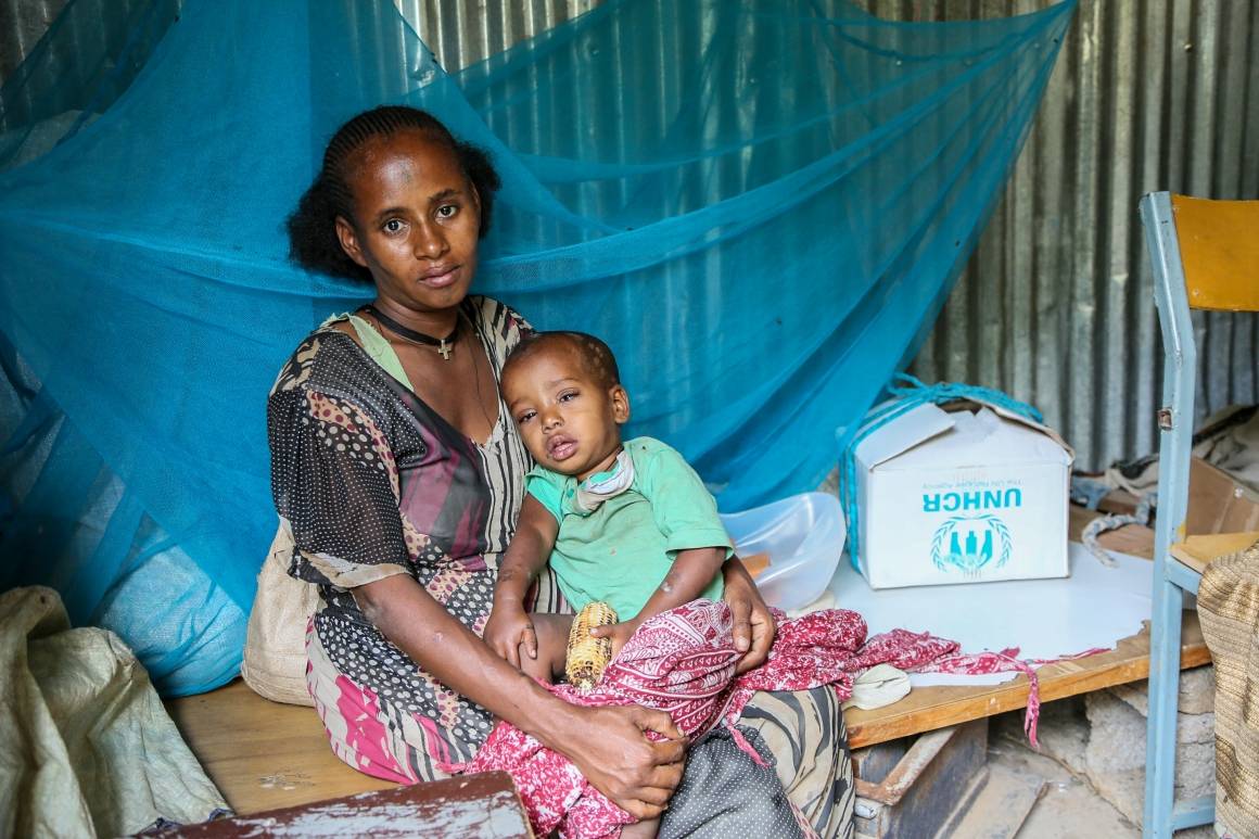 Mange internt fordrevne i Etiopia trenger nødhjelp. Foto:©UNHCR/Olga Sarrado Mur.