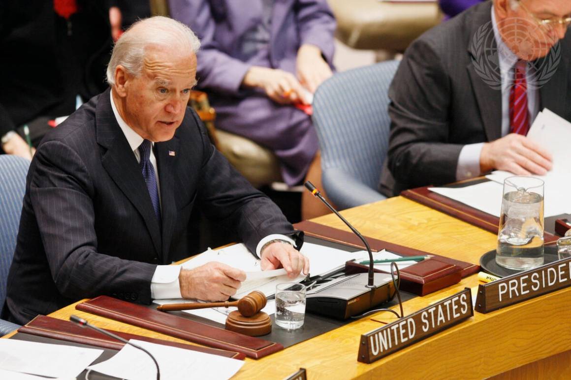 Joe Biden i FNs sikkerhetsråd i 2010. Foto: UN Photo / Paulo Filgueiras